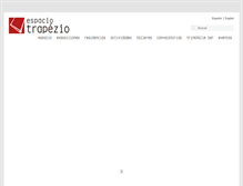 Tablet Screenshot of espaciotrapezio.org